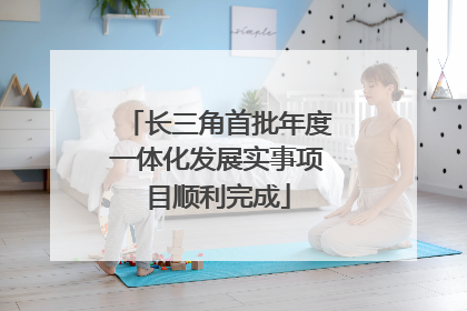 长三角首批年度一体化发展实事项目顺利完成