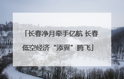 长春净月牵手亿航 长春低空经济“添翼”腾飞