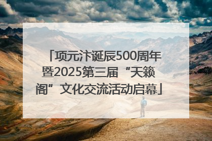 项元汴诞辰500周年暨2025第三届“天籁阁”文化交流活动启幕