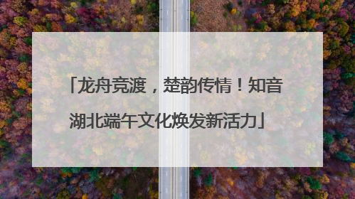 龙舟竞渡，楚韵传情！知音湖北端午文化焕发新活力