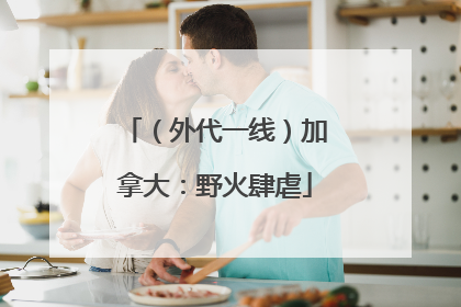 （外代一线）加拿大：野火肆虐