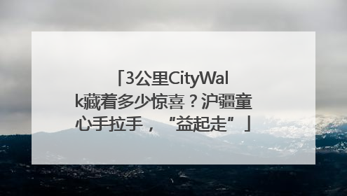 3公里CityWalk藏着多少惊喜？沪疆童心手拉手，“益起走”