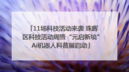 11场科技活动来袭 珠晖区科技活动周暨“元启新境”Ai机器人科普展启动