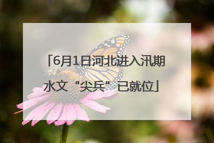 6月1日河北进入汛期 水文“尖兵”已就位