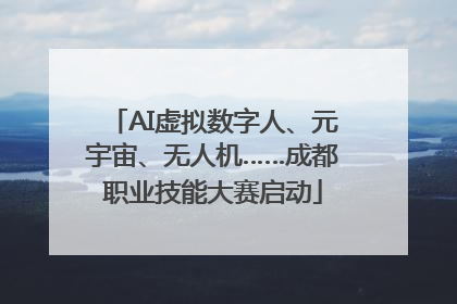 AI虚拟数字人、元宇宙、无人机……成都职业技能大赛启动