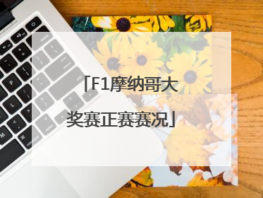 F1摩纳哥大奖赛正赛赛况